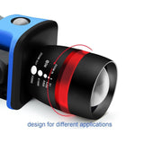 3 MODES LED CAP LIGHT ADJUSTABLE & ZOOMABLE HEADLAMP