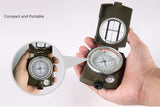 MULTIFUNCTIONAL MILITARY COMPASS SCALE WITH MAP MEASURER DISTANCE CALCULATOR FOR OUTDOOR