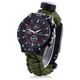 MULTIFUNCTIONAL 6 IN 1 PARA-CORD WATCH