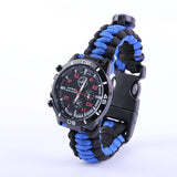 MULTIFUNCTIONAL 6 IN 1 PARA-CORD WATCH