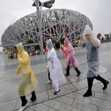 3PCS EMERGENCY RAIN PONCHO WITH HOOD - ONE SIZE FITS ALL