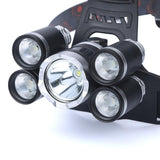 'THE BIG BOY' - ZOOMABLE WATERPROOF 5X CREE T6 SUPER HEADLAMP