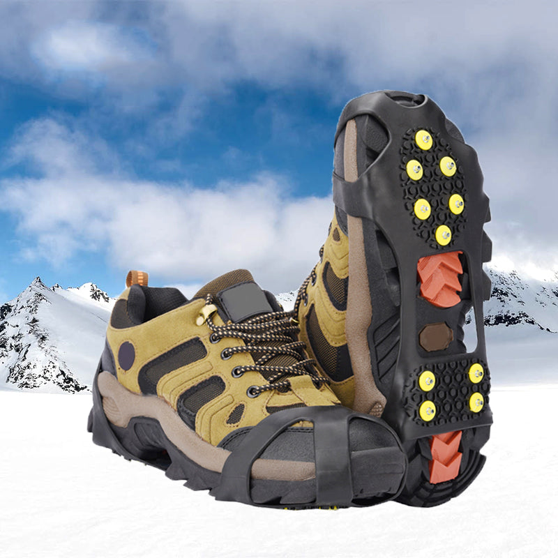 ICE SNOW TRACTION SHOE BOOT CLEATS - NO SLIP GRIPPER SPIKES – Snappy Stuffs