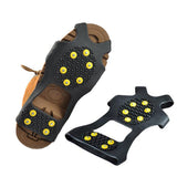 ICE SNOW TRACTION SHOE BOOT CLEATS - NO SLIP GRIPPER SPIKES