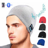HD STEREO BLUETOOTH, WIRELESS SMART BEANIE MUSICAL HEADSET WITH BUILT-IN MIC