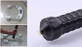 SELF-DEFENSE TACTICAL FLASHLIGHT -  INCLUDING 1X18650 BATTERY + CAR & WALL CHARGERS