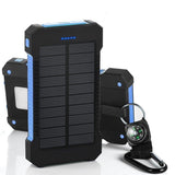 Waterproof Solar Power Bank with LED Light