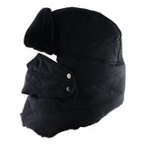 SNAPPY UNISEX MASK BOMBER HAT WITH SCARVE 5 COLORS