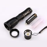 XM-L T6 TACTICAL FLASHLIGHT 8000LM ZOOM + FREE CARRY CASE