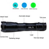 XM-L T6 TACTICAL FLASHLIGHT 8000LM ZOOM + FREE CARRY CASE