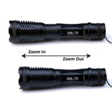 XM-L T6 TACTICAL FLASHLIGHT 8000LM ZOOM + FREE CARRY CASE