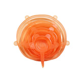 6pcs Reusable Stretch & Seal Lids