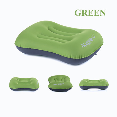 INFLATABLE ULTRALIGHT COMPACT AIR PILLOW FOR OUTDOOR & EASY CARRY ON