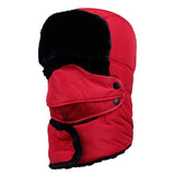 SNAPPY UNISEX MASK BOMBER HAT WITH SCARVE 5 COLORS