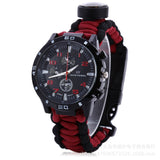 MULTIFUNCTIONAL 6 IN 1 PARA-CORD WATCH