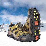 ICE SNOW TRACTION SHOE BOOT CLEATS - NO SLIP GRIPPER SPIKES