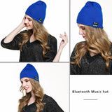 HD STEREO BLUETOOTH, WIRELESS SMART BEANIE MUSICAL HEADSET WITH BUILT-IN MIC