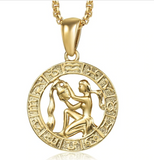 Luxury Zodiac Pendant Necklace