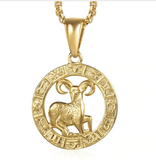 Luxury Zodiac Pendant Necklace