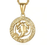 Luxury Zodiac Pendant Necklace
