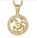 Luxury Zodiac Pendant Necklace