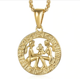 Luxury Zodiac Pendant Necklace