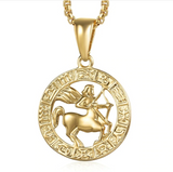 Luxury Zodiac Pendant Necklace
