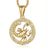 Luxury Zodiac Pendant Necklace