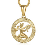 Luxury Zodiac Pendant Necklace