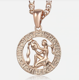 Luxury Zodiac Pendant Necklace