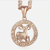 Luxury Zodiac Pendant Necklace