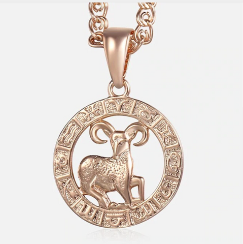 Luxury Zodiac Pendant Necklace