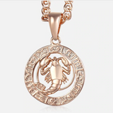 Luxury Zodiac Pendant Necklace