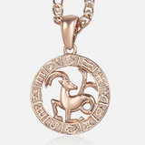 Luxury Zodiac Pendant Necklace