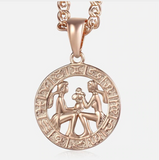 Luxury Zodiac Pendant Necklace