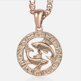 Luxury Zodiac Pendant Necklace