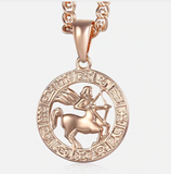 Luxury Zodiac Pendant Necklace